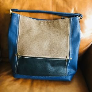 GUSSACI NWT Italian Vegan Leather Large Tote